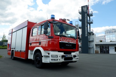 Der GW-G am Zentrum fr Feuerschutz und Rettungswesen (ZFR) in Meschede-Enste in 2020