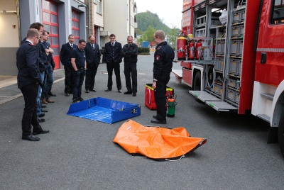 Treffen der Sicherheitsbeauftragten im Jahr 2019 mit Sichtung des GWG Gefahrgut des ABC-Zuges